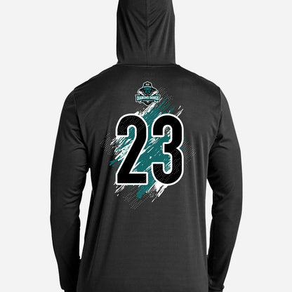 GLITCH - Team 365 Youth & Men's Zone Performance Hoodie - Diamond Dawgs Baseball