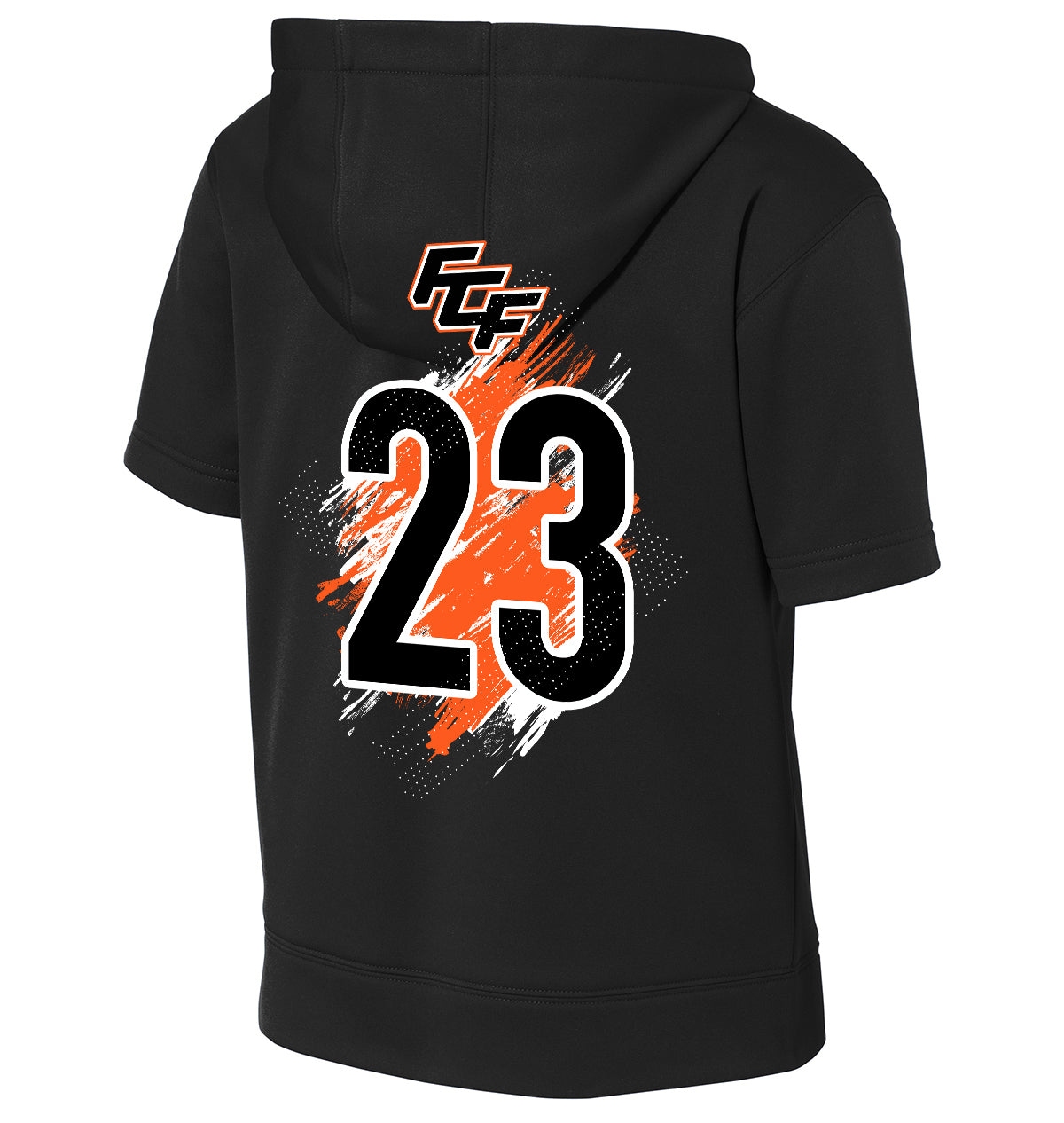 GLITCH - Sport-Tek Youth Sport-Wick Fleece Short Sleeve Hooded Pullover YST251 - FCF Flight Baseball