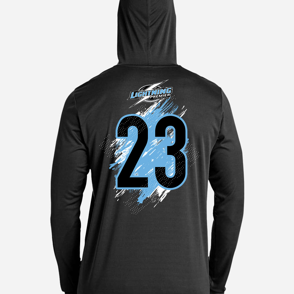GLITCH - Team 365 Youth & Men's Zone Performance Hoodie - Lightning Premier Softball