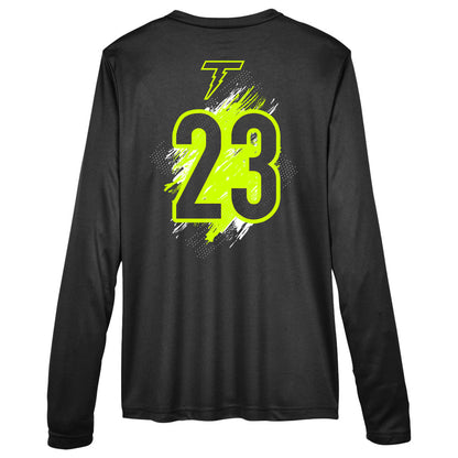 GLITCH - Team 365 TT11WL Women's Zone Performance Long-Sleeve T-Shirt - Ponte Vedra Thunder Baseball