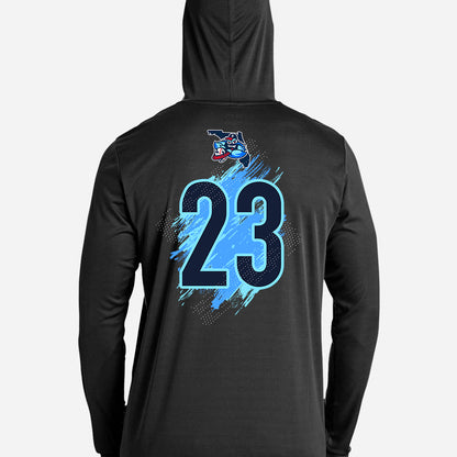GLITCH - Team 365 Youth & Men's Zone Performance Hoodie - FCA Blueclaws Baseball
