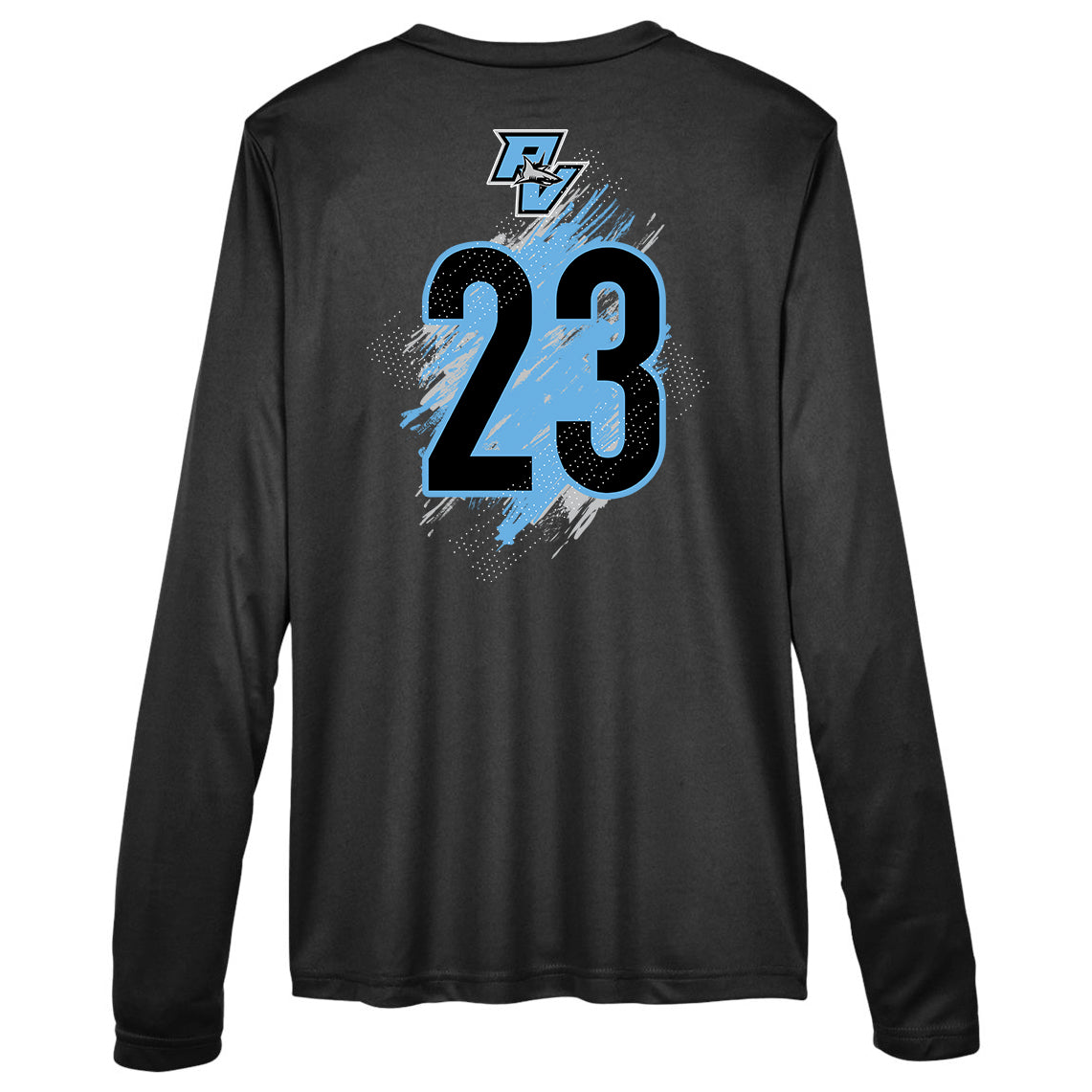 GLITCH - Team 365 TT11WL Women's Zone Performance Long-Sleeve T-Shirt - PVAA Sharks Baseball