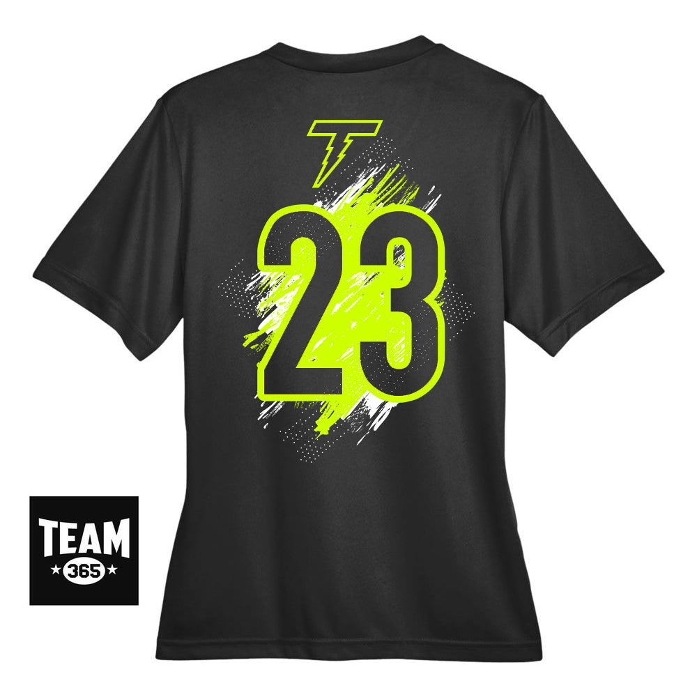 GLITCH - Team 365 TT11W Women's Zone Performance T-Shirt - Ponte Vedra Thunder Baseball