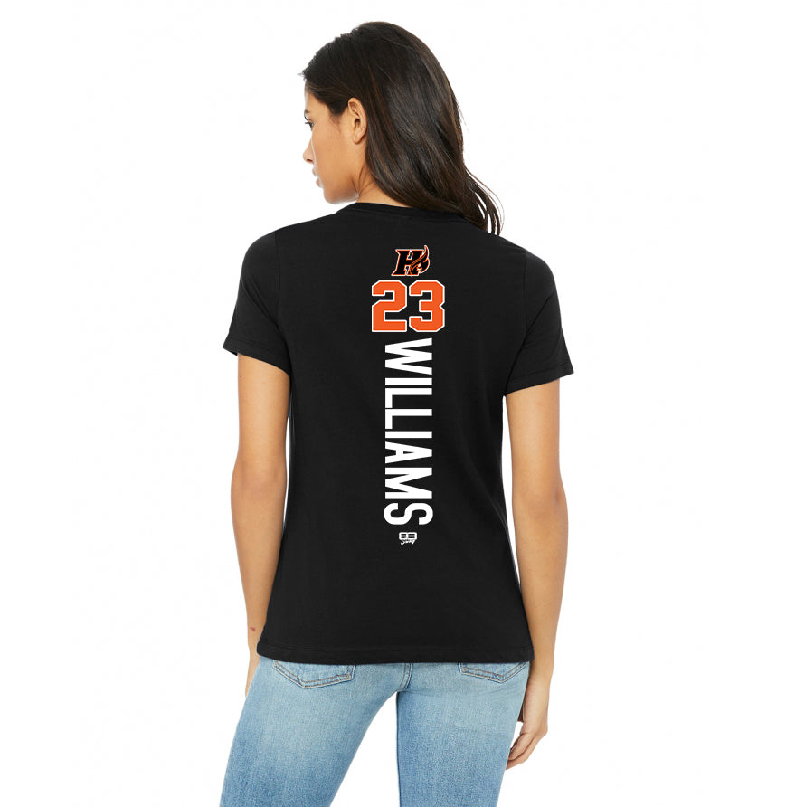 Bella + Canvas B6400 Women's Relaxed Jersey Short-Sleeve T-Shirt - Harrisburg Heat Softball
