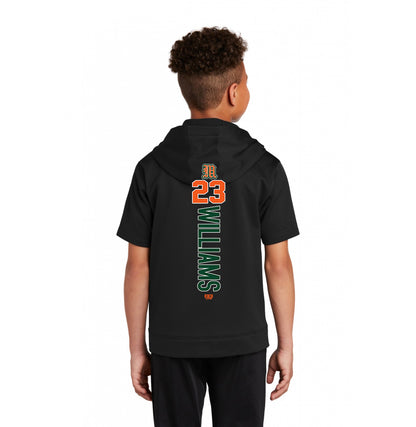 Sport-Tek Youth Sport-Wick Fleece Short Sleeve Hooded Pullover YST251 - Miami Metro Dawgz