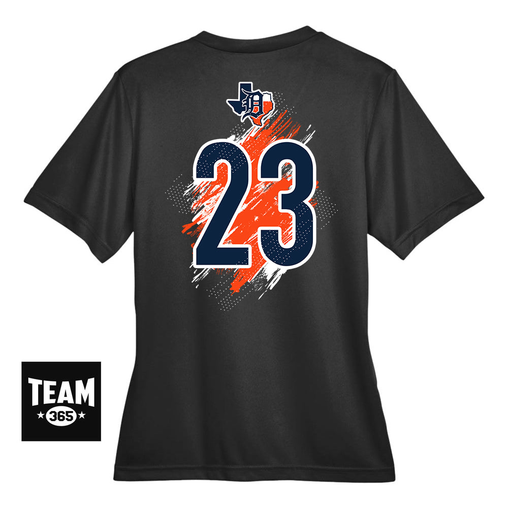 GLITCH - Team 365 TT11W Women's Zone Performance T-Shirt - Dallas Tigers Baseball
