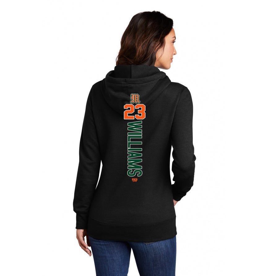 Port & Company Women's Core Fleece Pullover Hooded Sweatshirt LPC78H - Miami Metro Dawgz