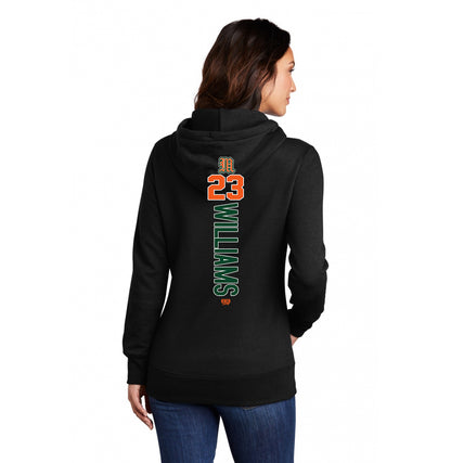 Port & Company Women's Core Fleece Pullover Hooded Sweatshirt LPC78H - Miami Metro Dawgz