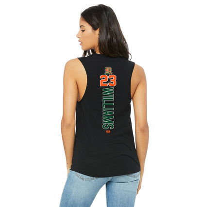 Bella + Canvas B6003 Women's Jersey Muscle Tank - Miami Metro Dawgz