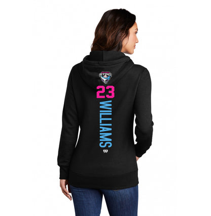 Port & Company Women's Core Fleece Pullover Hooded Sweatshirt LPC78H - Southwest Sting Baseball