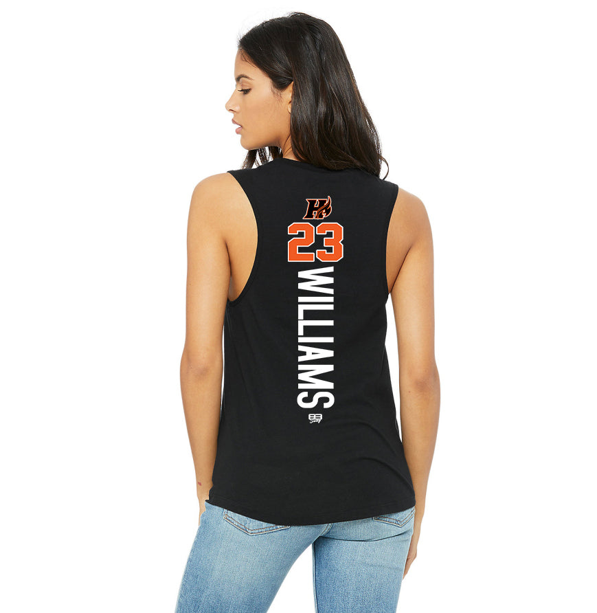 Bella + Canvas B6003 Women's Jersey Muscle Tank - Harrisburg Heat Softball