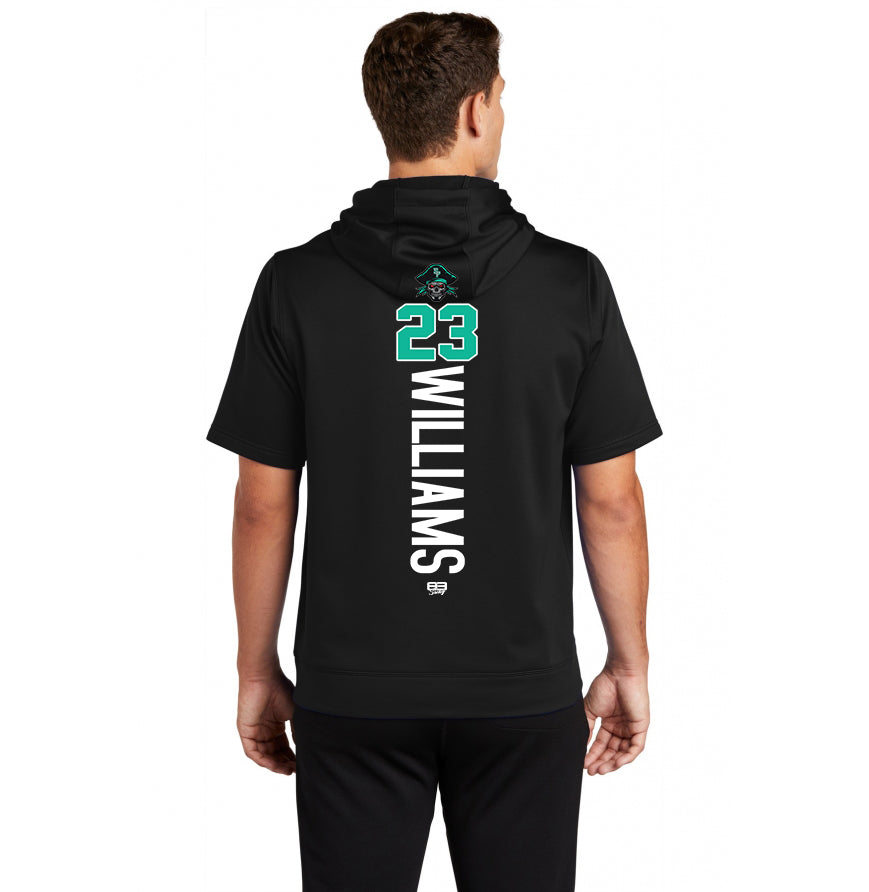 Sport-Tek Sport-Wick Fleece Short Sleeve Hooded Pullover ST251 - South Florida Pirates
