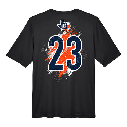 GLITCH - Team 365 Youth & Men's Zone Performance T-Shirt - Dallas Tigers Baseball