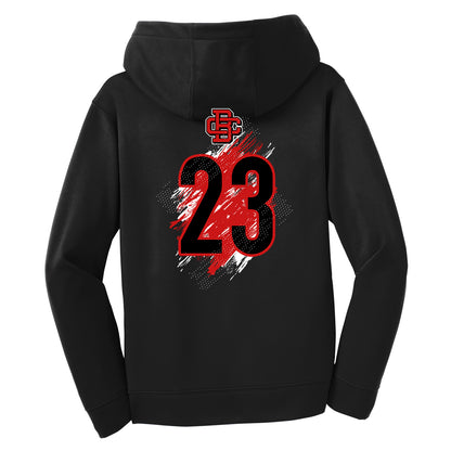 GLITCH - Sport-Tek Youth Sport-Wick Fleece Hooded Pullover YST244 - Creeks Baseball Club - CBC