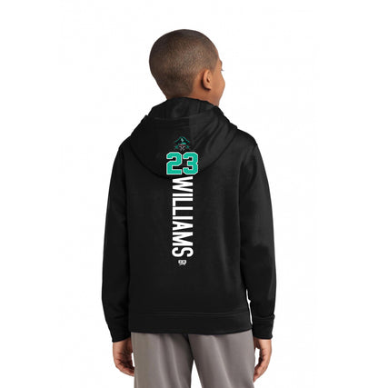 Sport-Tek Youth Sport-Wick Fleece Hooded Pullover YST244 - South Florida Pirates