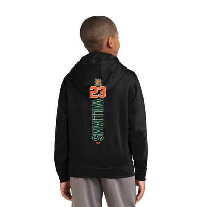 Sport-Tek Sport-Wick Fleece Short Sleeve Hooded Pullover ST251 - Miami Metro Dawgz