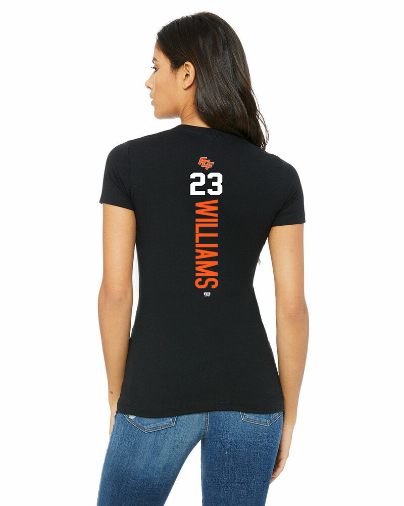 Bella + Canvas 6004 Women's The Favorite T-Shirt - FCF Flight Baseball