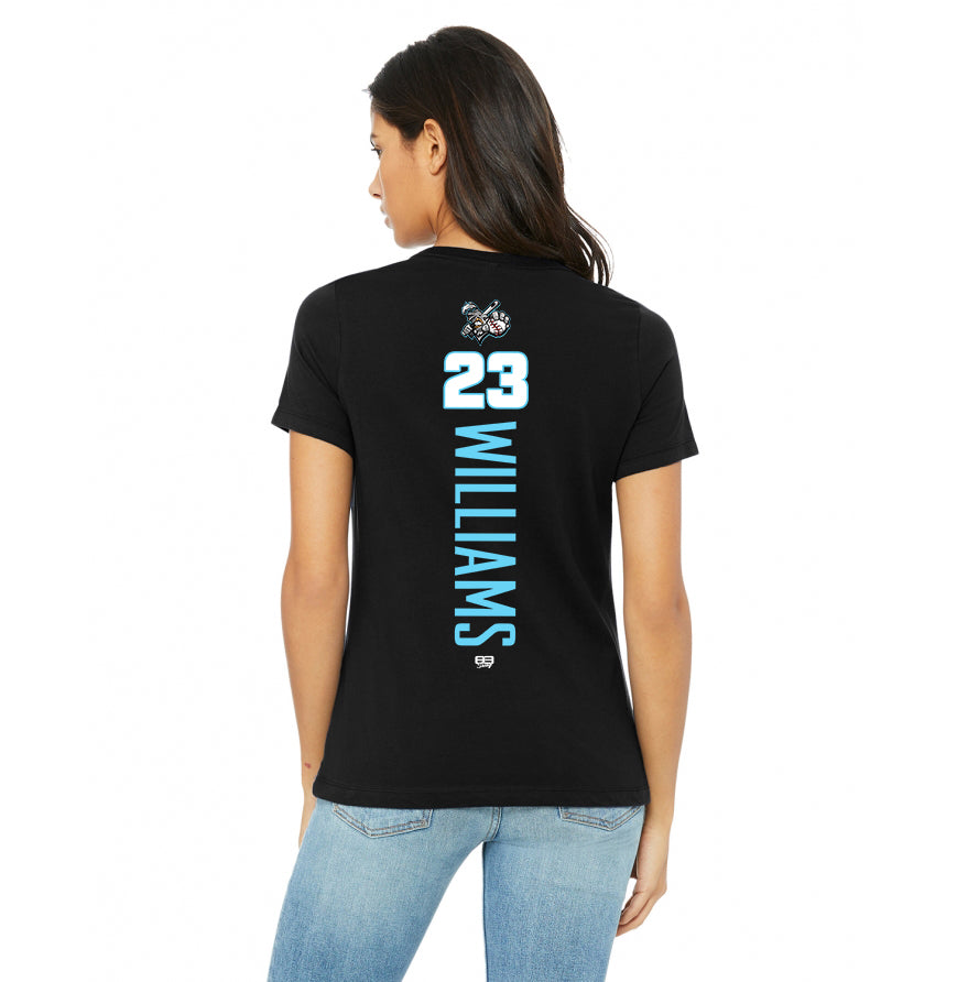 Bella + Canvas B6400 Women's Relaxed Jersey Short-Sleeve T-Shirt - Knights Baseball