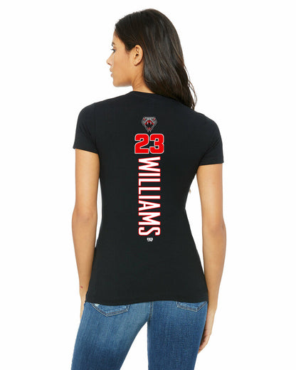 Bella + Canvas 6004 Women's The Favorite T-Shirt - Black Creek Cottonmouths