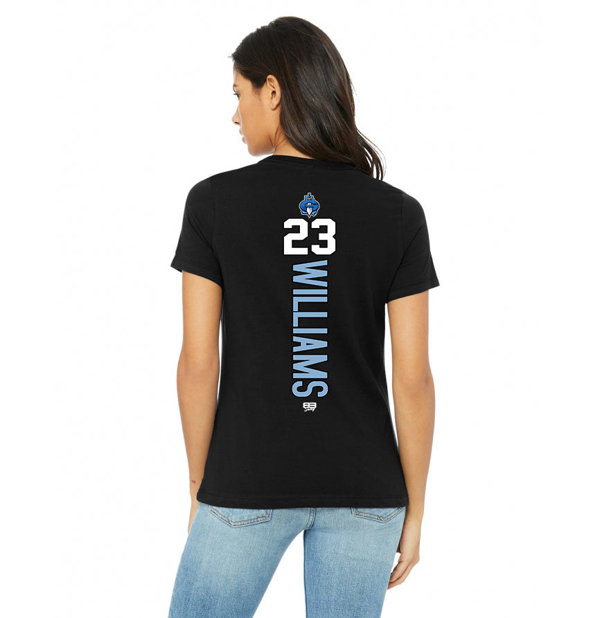 Bella + Canvas B6400 Women's Relaxed Jersey Short-Sleeve T-Shirt - Georgia Titans Elite Baseball