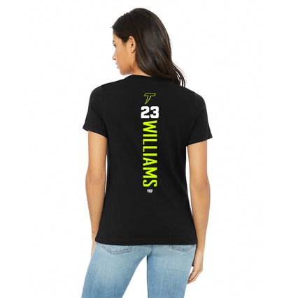 Bella + Canvas B6400 Women's Relaxed Jersey Short-Sleeve T-Shirt - Ponte Vedra Thunder Baseball
