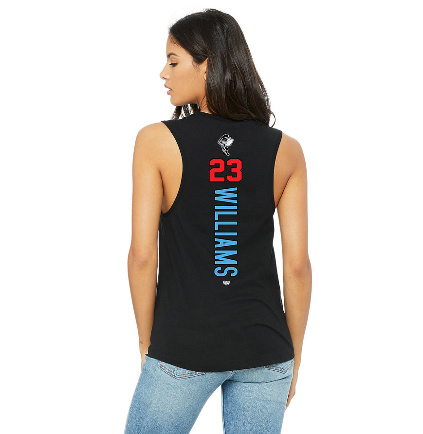 Bella + Canvas B6003 Women's Jersey Muscle Tank - NBC Gnats Baseball