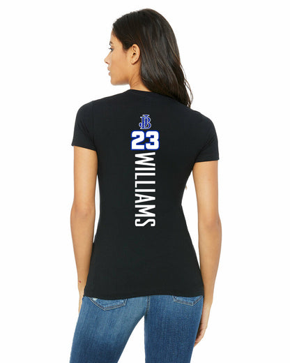 Bella + Canvas 6004 Women's The Favorite T-Shirt - Jax Beach Baseball