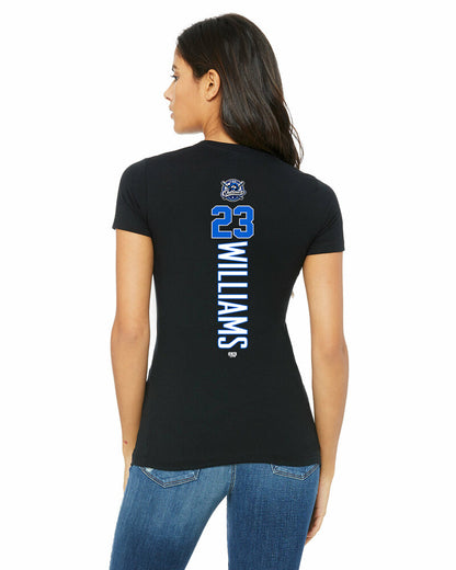 Bella + Canvas 6004 Women's The Favorite T-Shirt - LBK Outlaws Baseball