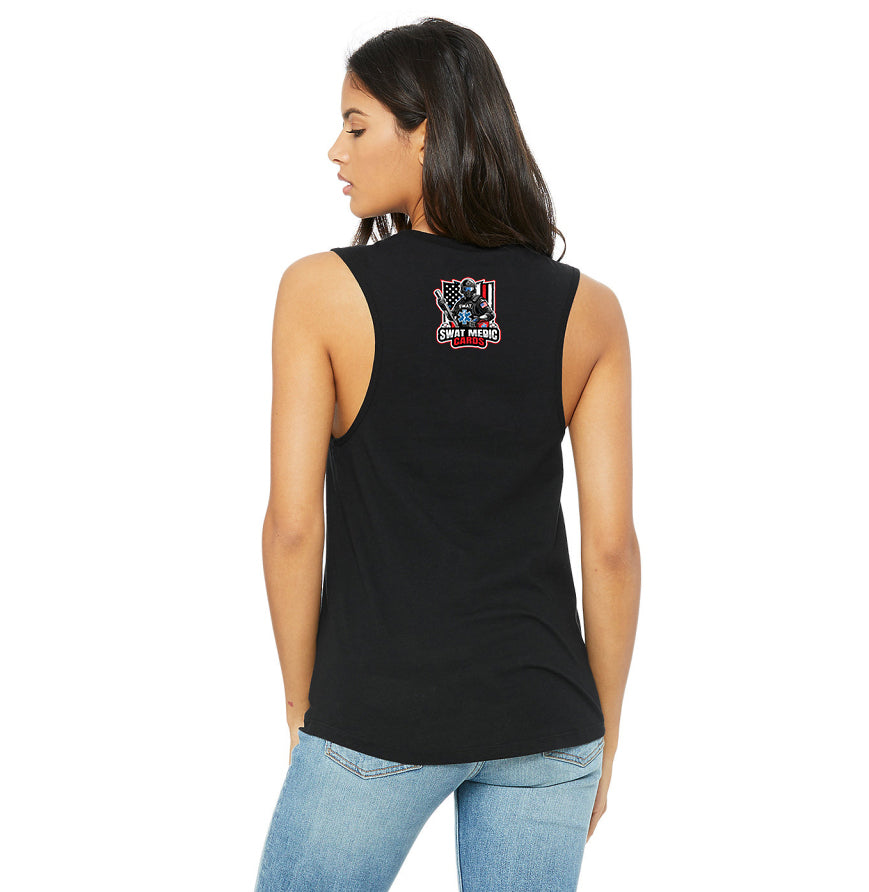 Bella + Canvas B6003 Women's Jersey Muscle Tank - Swat Medic Cards