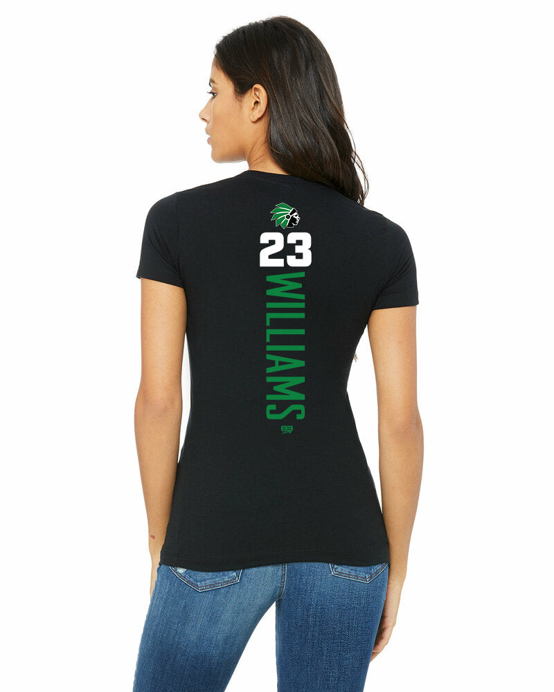 Bella + Canvas 6004 Women's The Favorite T-Shirt - Hopatcong Warriors Football & Cheer