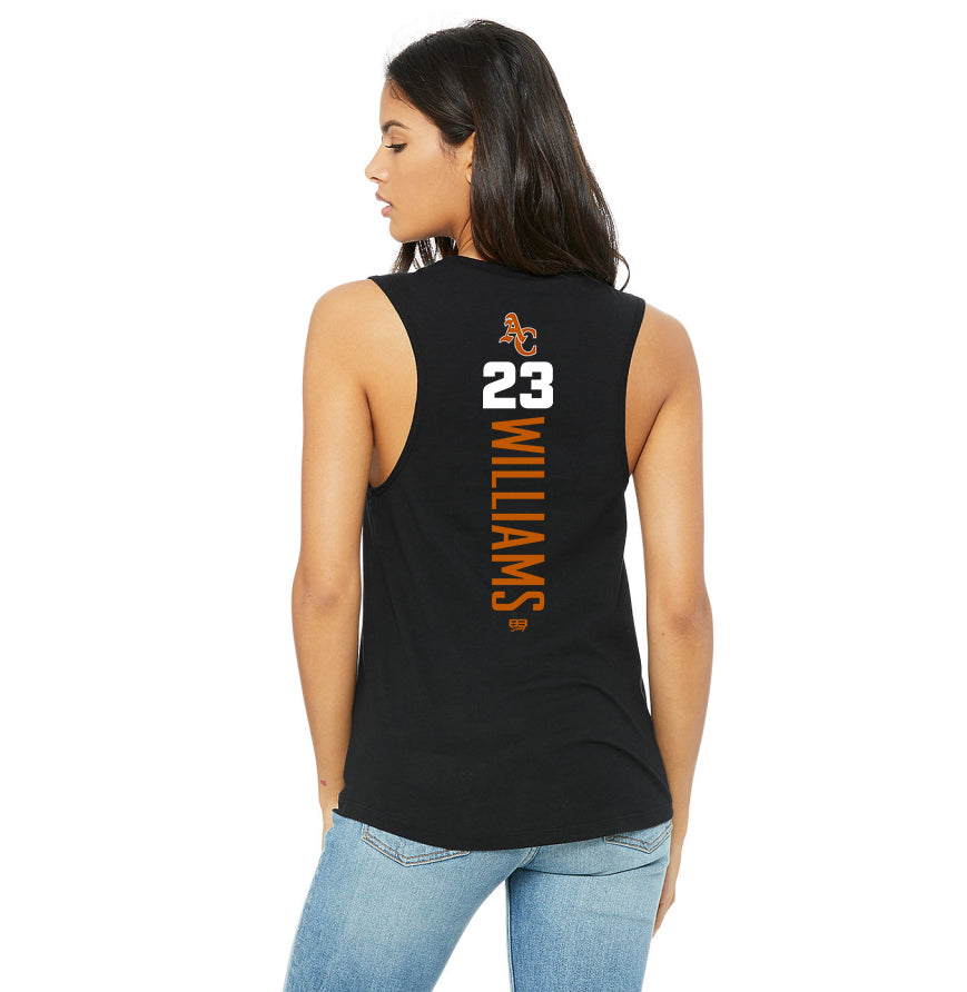 Bella + Canvas B6003 Women's Jersey Muscle Tank - Ancient City Reds