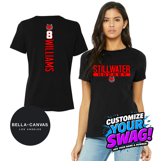 GAME TIME - Bella + Canvas B6400 Women's Relaxed Jersey Short-Sleeve T-Shirt - Stillwater Hockey