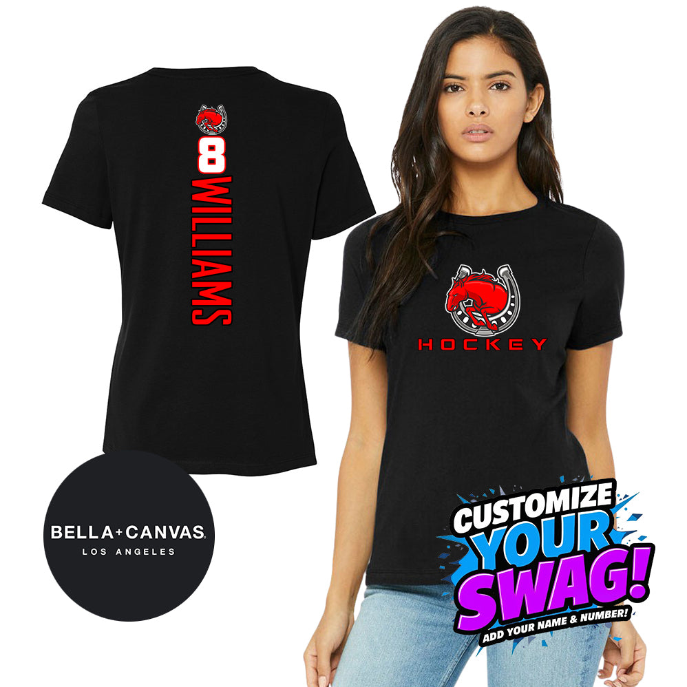 GAME TIME - Bella + Canvas B6400 Women's Relaxed Jersey Short-Sleeve T-Shirt - Stillwater Hockey