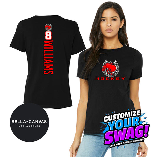 GAME TIME - Bella + Canvas B6400 Women's Relaxed Jersey Short-Sleeve T-Shirt - Stillwater Hockey