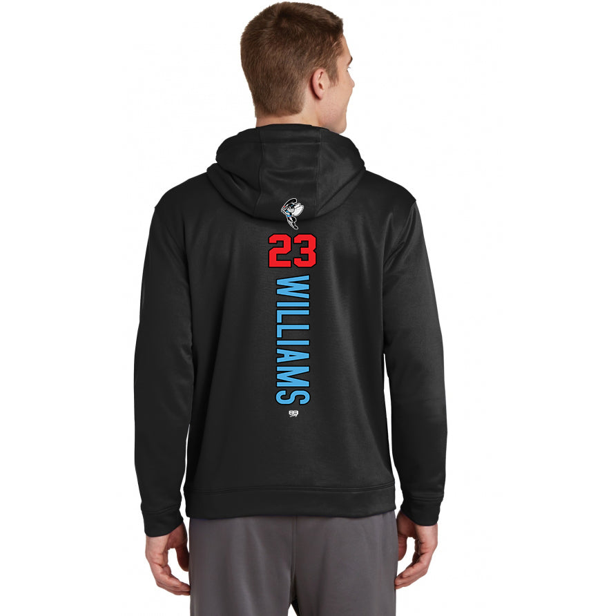 Sport-Tek Sport-Wick Fleece Hooded Pullover F244 - NBC Gnats Baseball