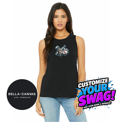 Bella + Canvas B6003 Women's Jersey Muscle Tank - Knights Baseball