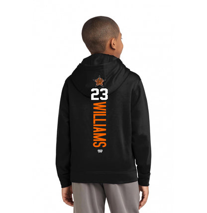 Sport-Tek Youth Sport-Wick Fleece Hooded Pullover YST244 - Winter Park All-Stars
