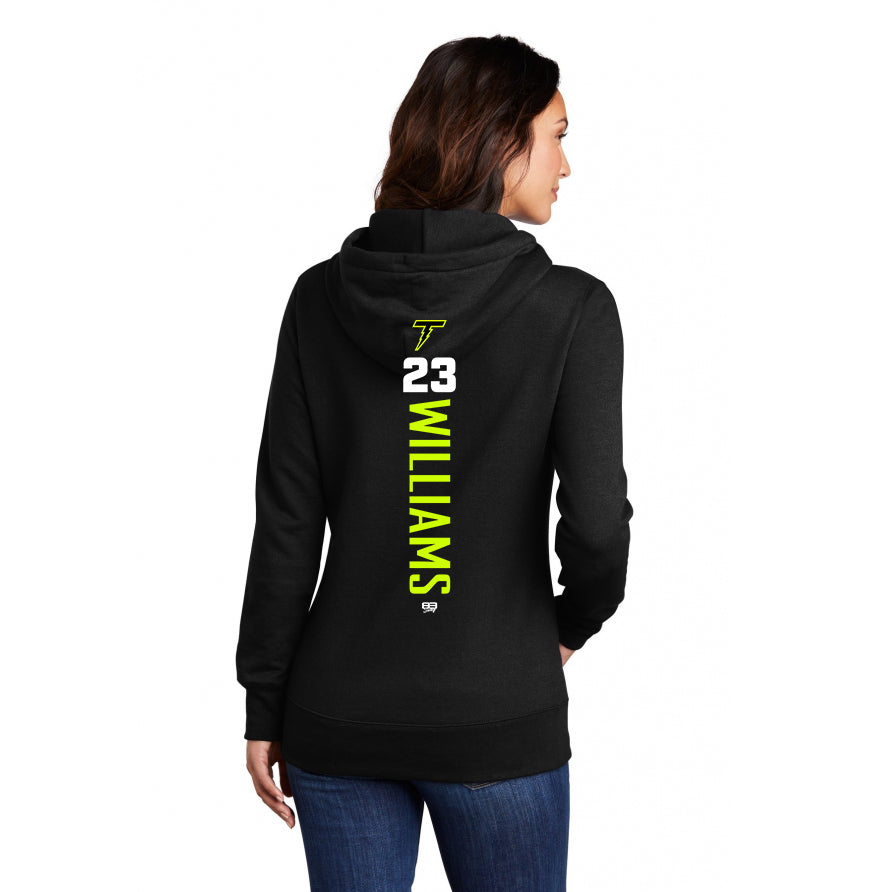 Port & Company Women's Core Fleece Pullover Hooded Sweatshirt LPC78H - Ponte Vedra Thunder Baseball