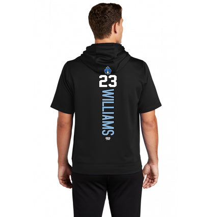 Sport-Tek Sport-Wick Fleece Short Sleeve Hooded Pullover ST251 - Georgia Titans Elite Baseball