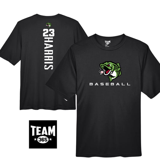 GAME TIME - Team 365 Youth & Men's Zone Performance T-Shirt - RBA Stripers Baseball