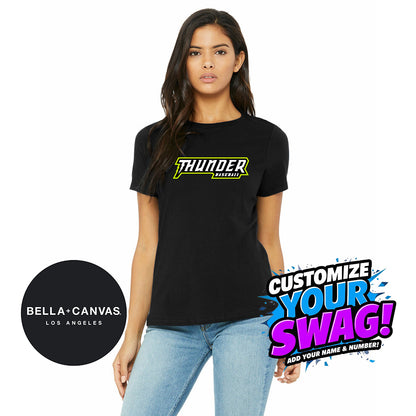 Bella + Canvas B6400 Women's Relaxed Jersey Short-Sleeve T-Shirt - Ponte Vedra Thunder Baseball