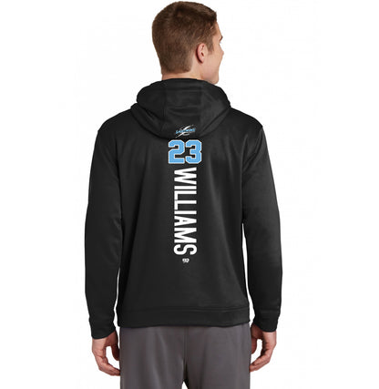 Sport-Tek Sport-Wick Fleece Hooded Pullover F244 - Lightning Premier Softball