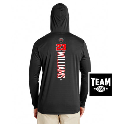 Team 365 Youth & Men's Zone Performance Hoodie - Black Creek Cottonmouths