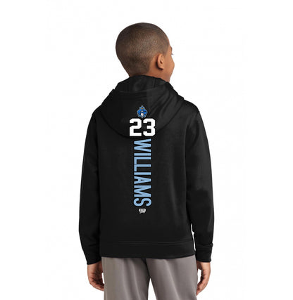 Sport-Tek Youth Sport-Wick Fleece Hooded Pullover YST244 - Georgia Titans Elite Baseball