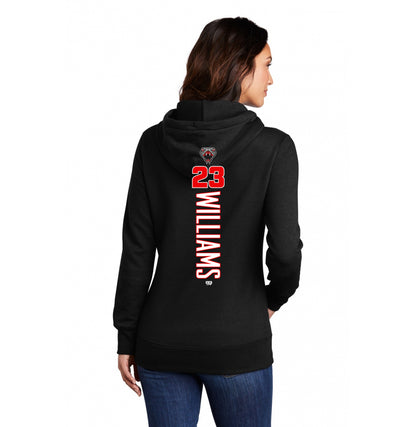 Port & Company Women's Core Fleece Pullover Hooded Sweatshirt LPC78H - Black Creek Cottonmouths