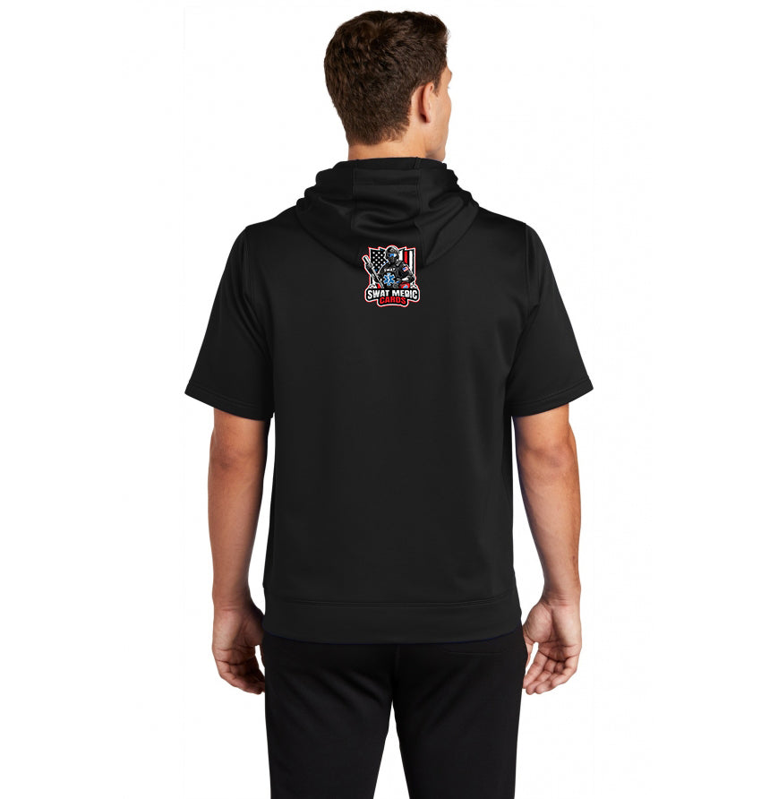 Sport-Tek Sport-Wick Fleece Short Sleeve Hooded Pullover ST251 - Swat Medic Cards