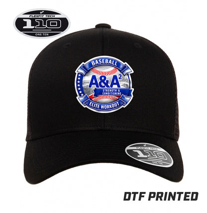 Flexfit 110M Adult 110reg Mesh Cap DTF PRINTED - A&A Baseball Elite