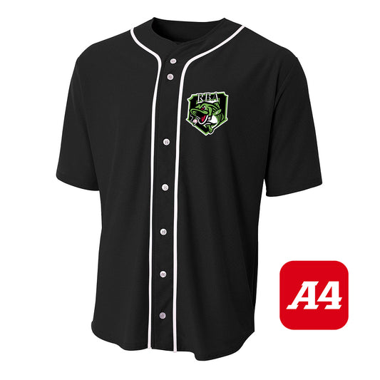 A4 Apparel N4184 Game Day Classic Baseball Jersey - RBA Stripers Baseball