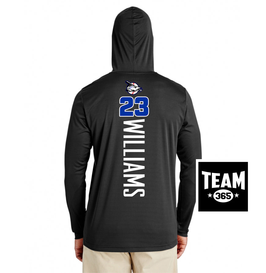 Team 365 Youth & Men's Zone Performance Hoodie - Jax Beach Baseball