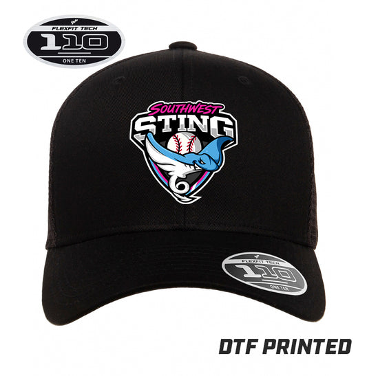Flexfit 110M Adult 110reg Mesh Cap DTF PRINTED - Southwest Sting Baseball